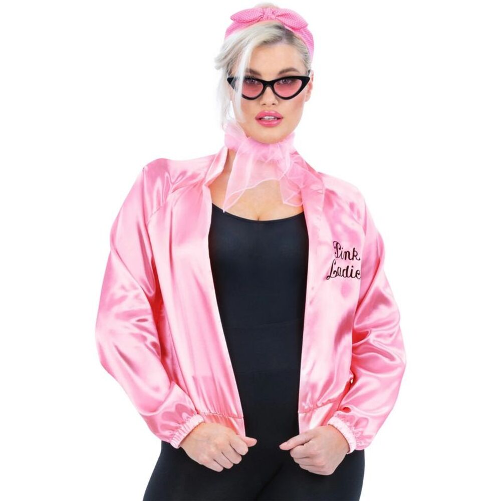 Grease Womens/Ladies Pink Ladies Costume Accessory / Pink
